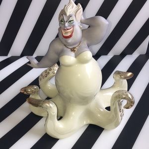 Rare Disney Lenox Ursula from Little Mermaid figurine. 24k gold accents.